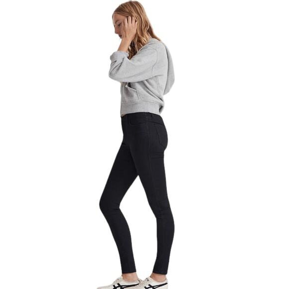Madewell 9" High Rise Skinny Jeans in Washed Black sz 24 Stretch Denim Classic - Picture 3 of 11